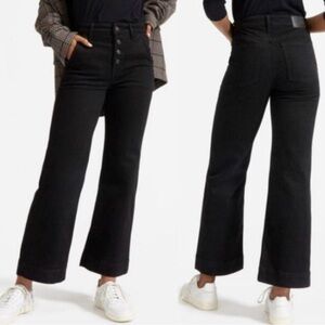 Everlane The Wide Leg Women's Black Jeans 27